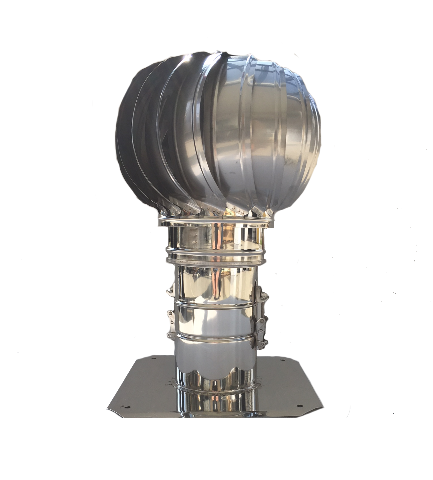 RASTKY Dachventilator Edelstahl - Automatische Windlüftung Für Jedes Wetter